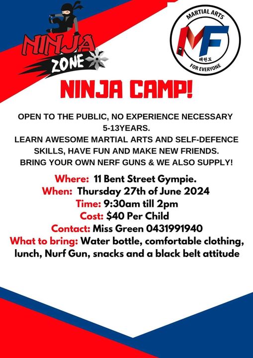 Gympie Ninja Camp