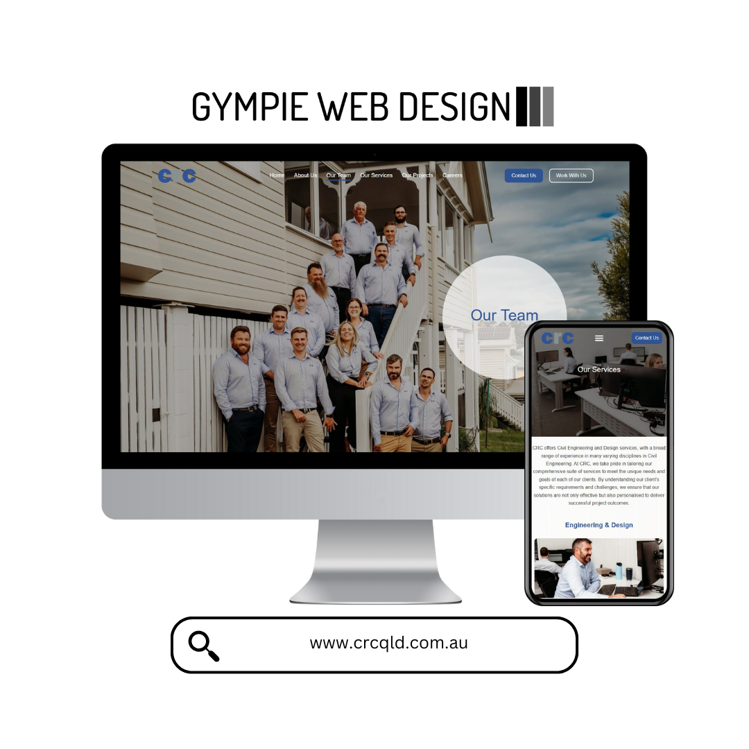 QLD Civil Engineers Website Mockup